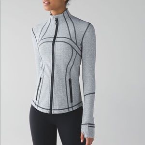 Lululemon White herringbone define jacket